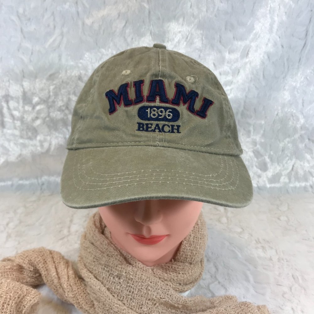 Lucky 7 Miami Beach Florida Baseball Cap Hat